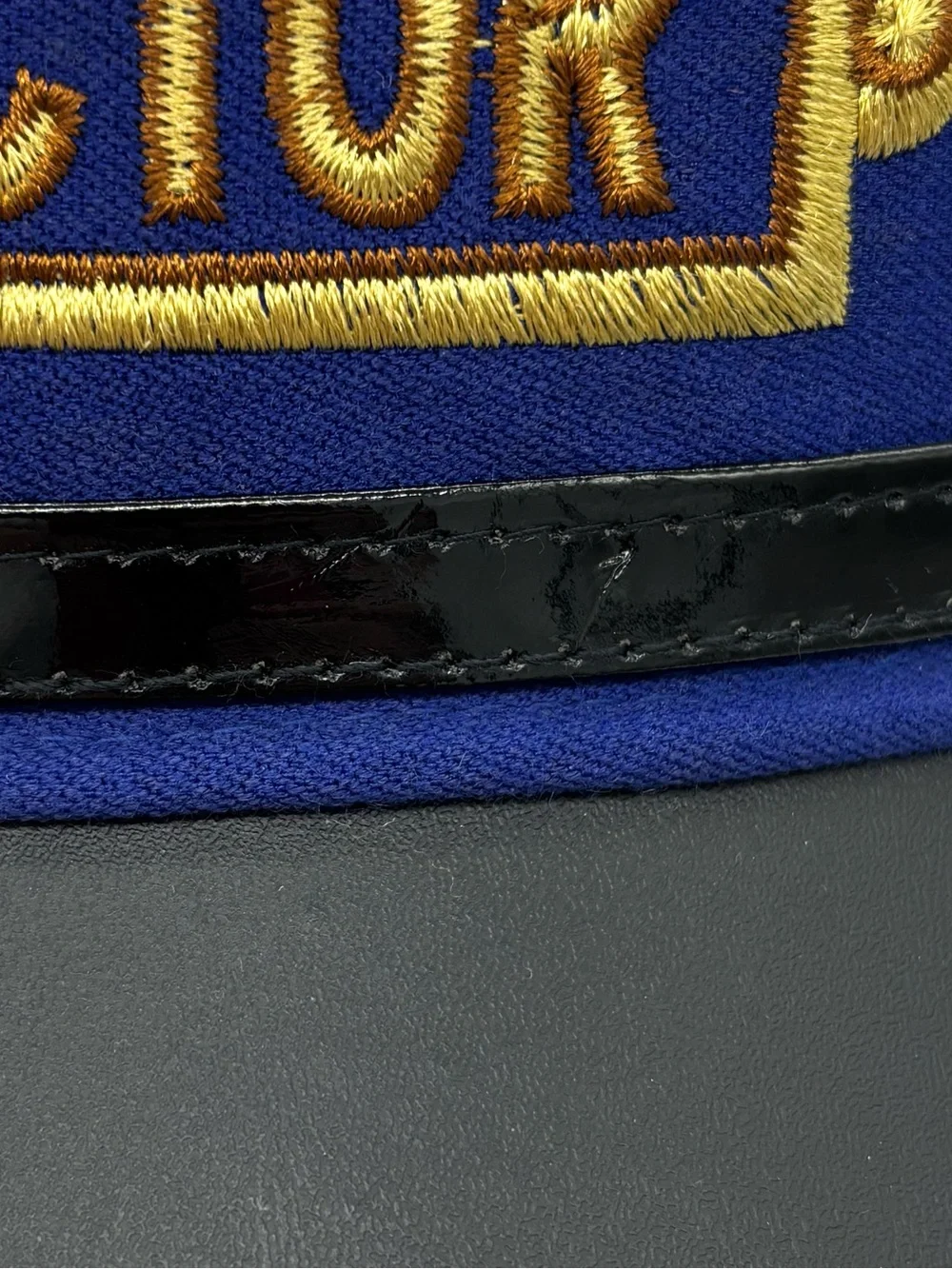 Polar Express Youth Conductor Hat Blue Train Railroad Christmas Costume Unisex